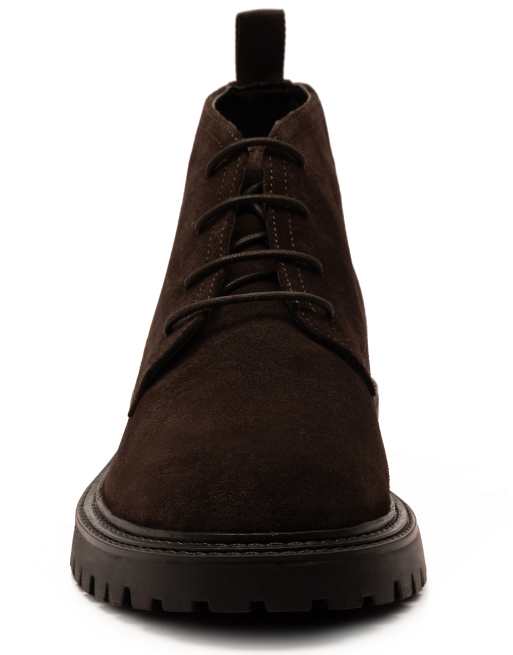 Off The Hook Axel suede chukka ankle lace-up boots in brown, 3 of 4