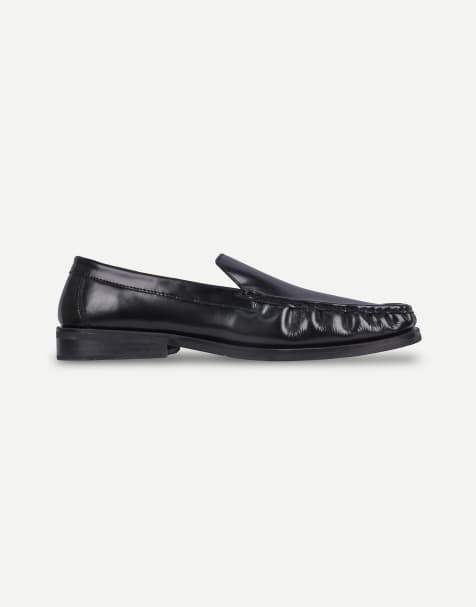 Off The Hook Bale leather penny loafers in black - view 1