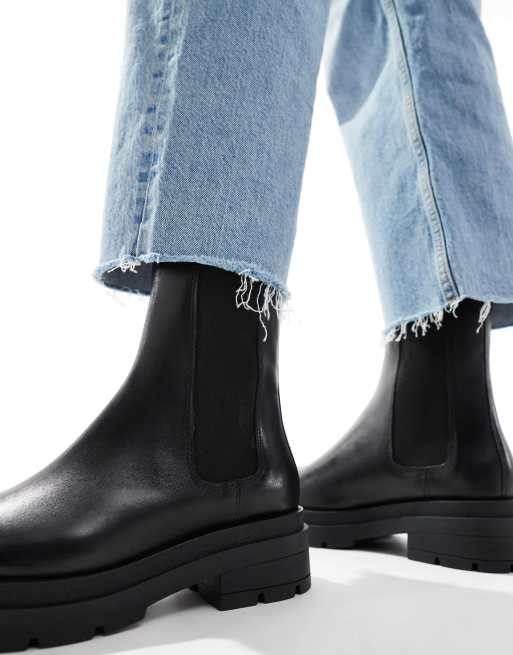 Off The Hook - Bank - Bottines chelsea montantes style western en cuir, 3 de 4