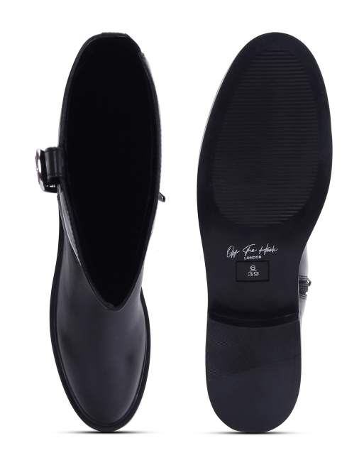 Off The Hook - Carnaby - Stivali eleganti al ginocchio in pelle neri, 4 di 4