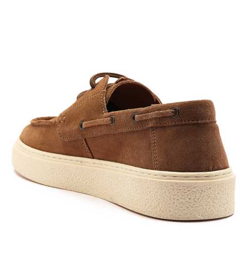 OFF THE HOOK 'DALY' Men's Suede Leather Casual Lace-up Boat Shoes, 3 of 4