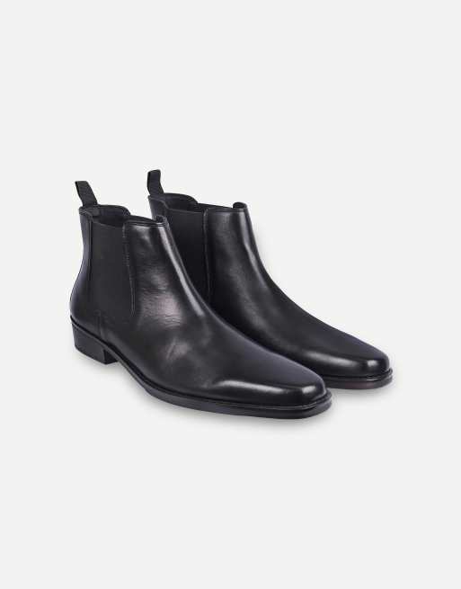 Off The Hook Eastwood leather chelsea boots in black, 2 of 7