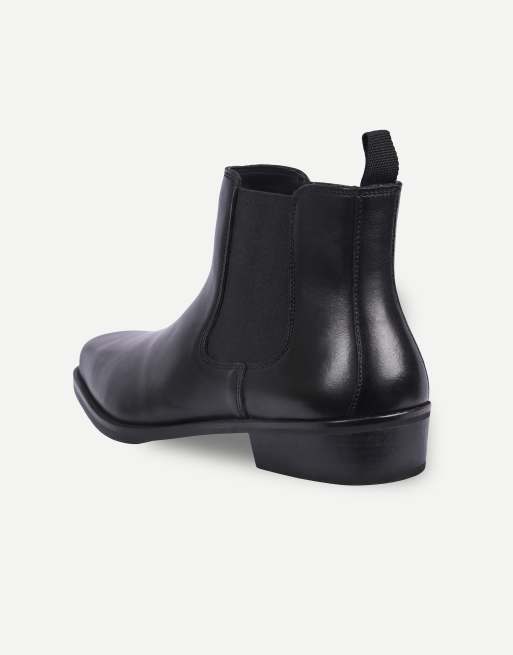 Off The Hook Eastwood leather chelsea boots in black, 3 of 7
