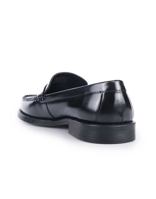 Off The Hook Eaton leather buckle loafers in black, 3 of 4
