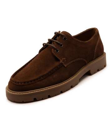 Off The Hook - Harvey - Chaussures bateau casual à lacets en daim - Marron