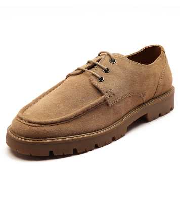  'HARVEY' Suede Leather Casual Lace-up Boat Shoes