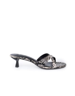  Jess pu kitten heel mule sandals in python print