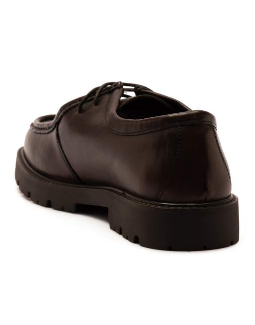 Off The Hook Jovi casual lace-up leather boat shoes in brown, 2 of 4