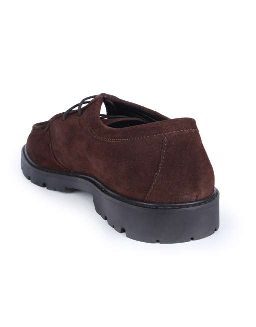 Off The Hook Jovi casual lace-up leather boat shoes in chocolate, 3 of 4
