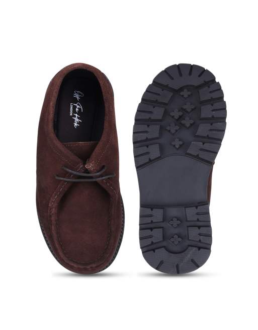 Off The Hook Jovi casual lace-up leather boat shoes in chocolate, 4 of 4