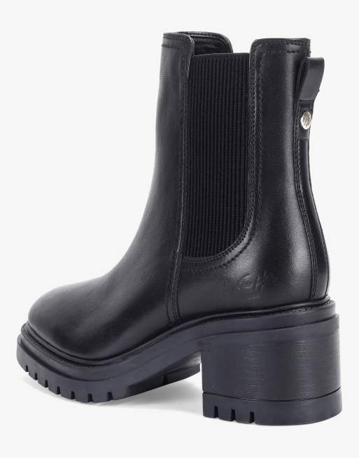 Off The Hook 'Kington' Becky Hoge leren chelsea boots met