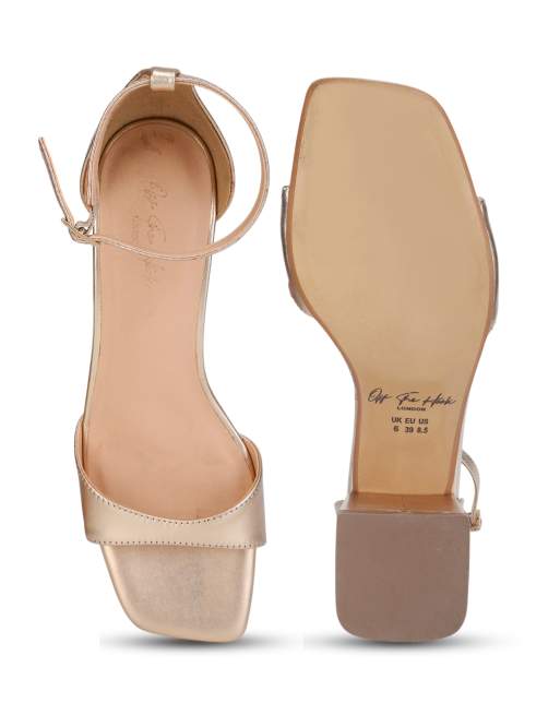 OFF THE HOOK 'KNIGHTSBRIDGE' Low Block Heeled Leather Sandals, 2 of 4