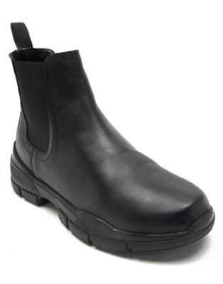 leo slip on waxy chelsea leather boots 