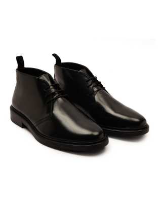  Loki leather lace-up desert boots 