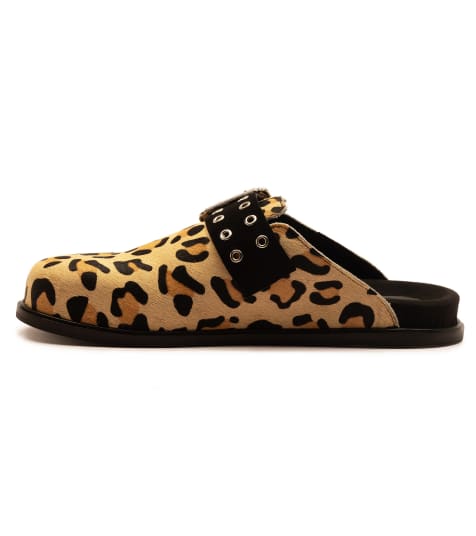 Off The Hook 'paddington' wide fit clogs shoes for women in leopard - view 1