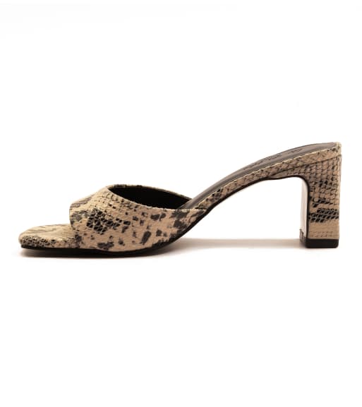 OFF THE HOOK 'PARK' Block Heel Women Heeled Snake Print Leather Sandals, 4 of 4
