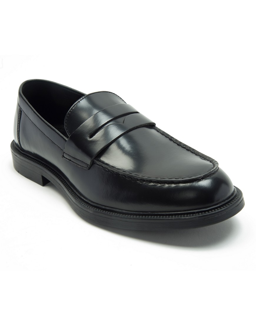 Off The Hook ’perry’ loafer smooth leather loafer shoes in black