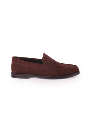  Ronan suede leather penny loafers  suede