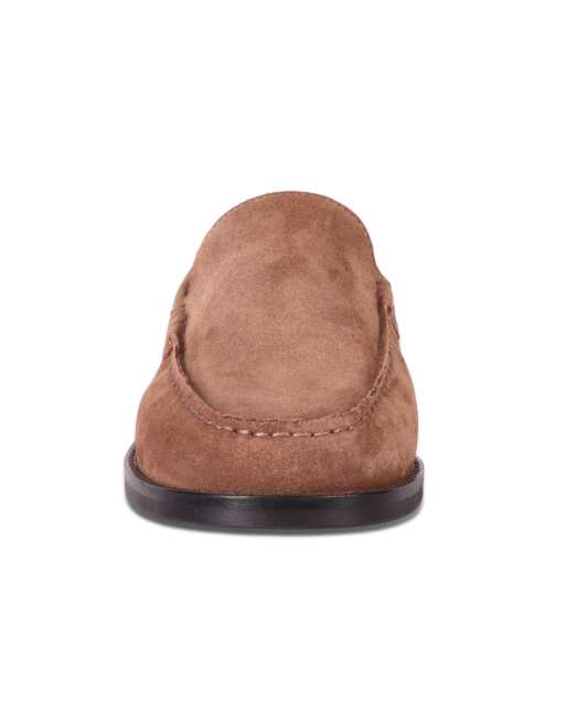 Off The Hook Ronan suede leather penny loafers in mink suede, 5 of 5