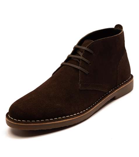 Off The Hook - Sahara - Bottines à lacets casual en daim - Marron - view 1