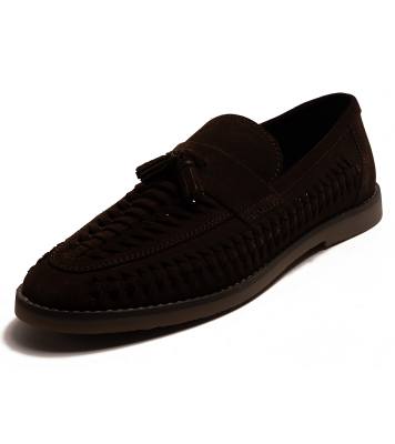  'TIGER' Loafer Tassel Casual Slip-On Leather Shoes