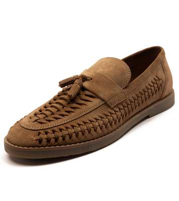  'TIGER' Loafer Tassel Casual Slip-On Leather Shoes