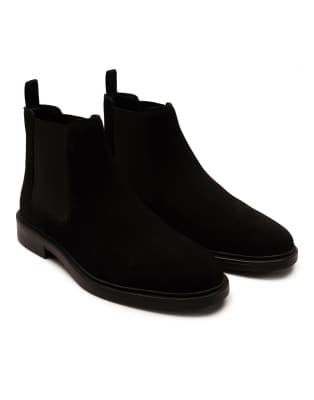  Torrance suede leather slip-on chelsea boots 