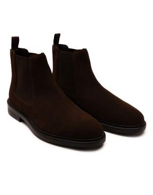  Torrance suede leather slip-on chelsea boots 