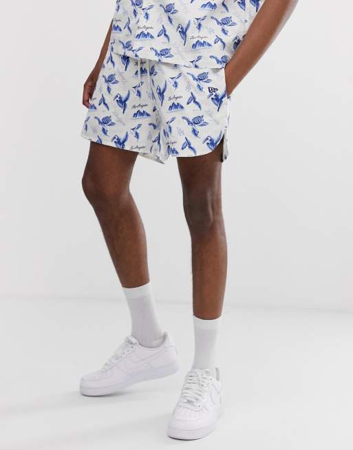 MLB LA Dodgers sommermodel i hvid med print fra New Era - del af sæt, 3 af 3