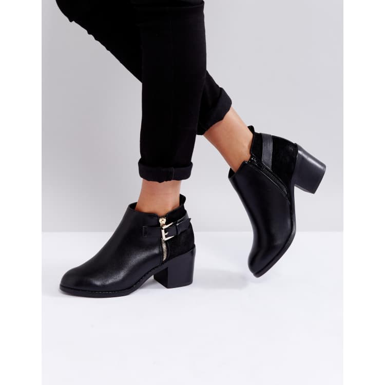 Office buckle best sale ankle boots