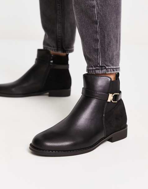 Womens leather ankle boots on sale sale