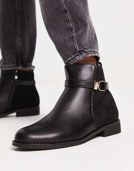 Office buckle 2025 ankle boots