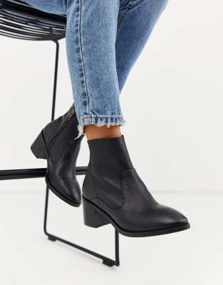 office black ankle boots