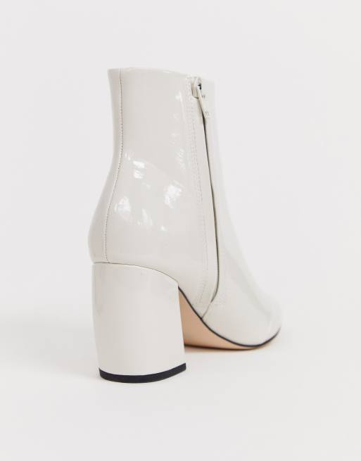 Office white shop ankle boots