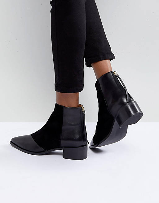 Office Amplify Leather Pointed Boots
