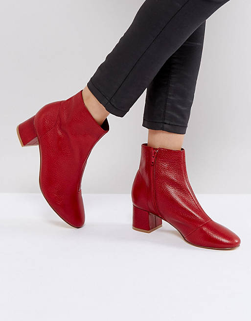 Office Aphid Leather Ankle Boots | ASOS