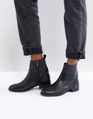 office black ankle boots