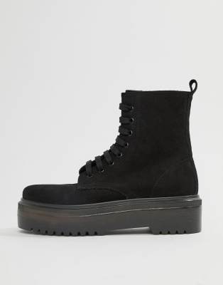 office black suede boots