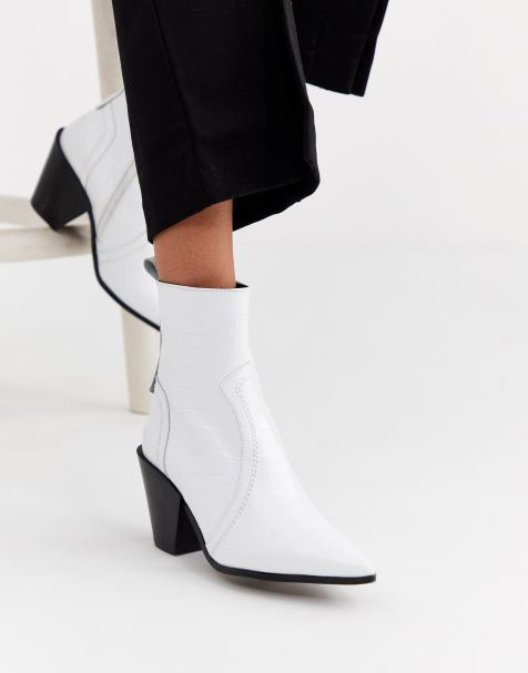 Office - Avail - Bottes en cuir à talons coniques style western