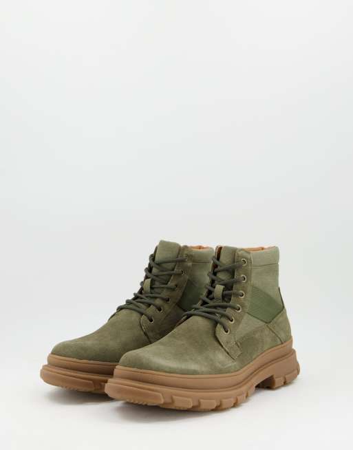Office – Binley – Schnürstiefel in Khaki 