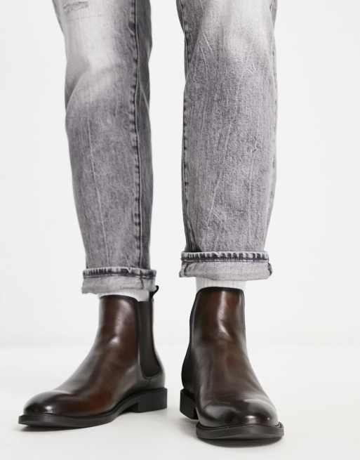 Office Bruno chelsea boots in brown leather , 4 of 4