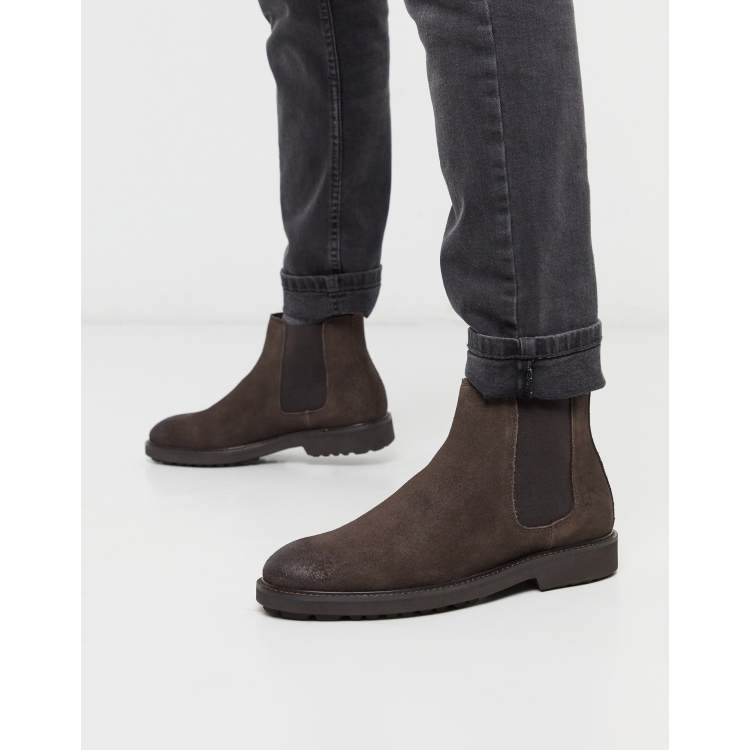 Office heeled store chelsea boots