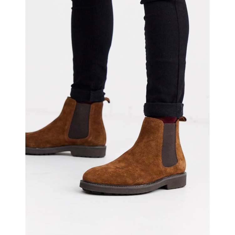 Office tan cheap chelsea boots