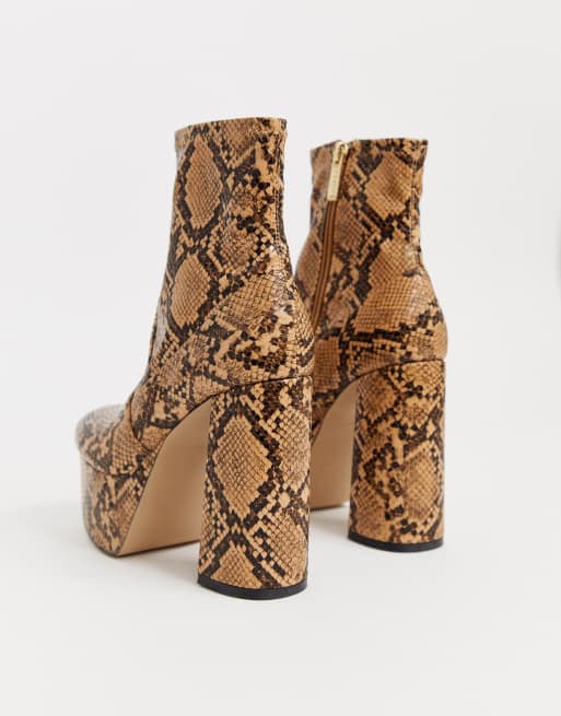 Snake sale platform boots