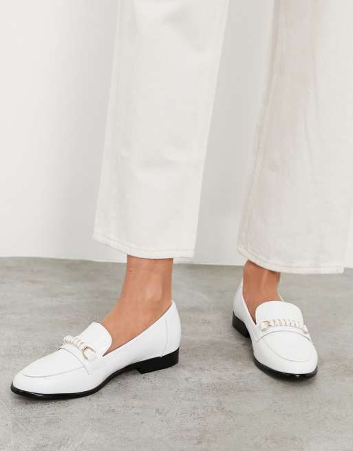 Office store white loafers