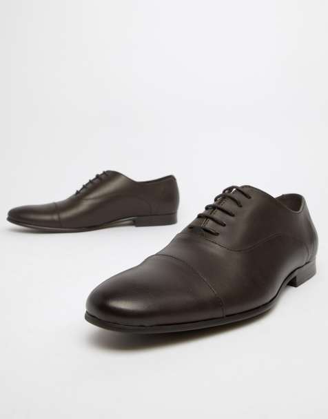 Office - Flounder - Chaussures Oxford en cuir à bout renforcé - Marron