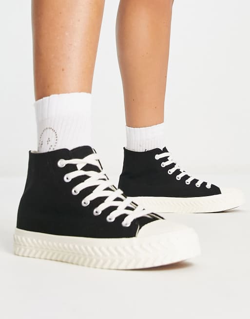 Office black shop converse high tops