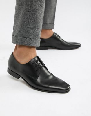 Office Glide derby shoes in black leather | ASOS