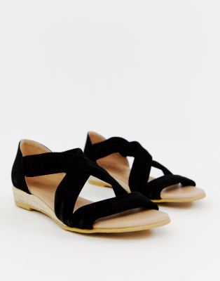 office gold flat sandals