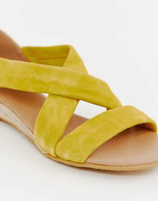 office yellow sandals